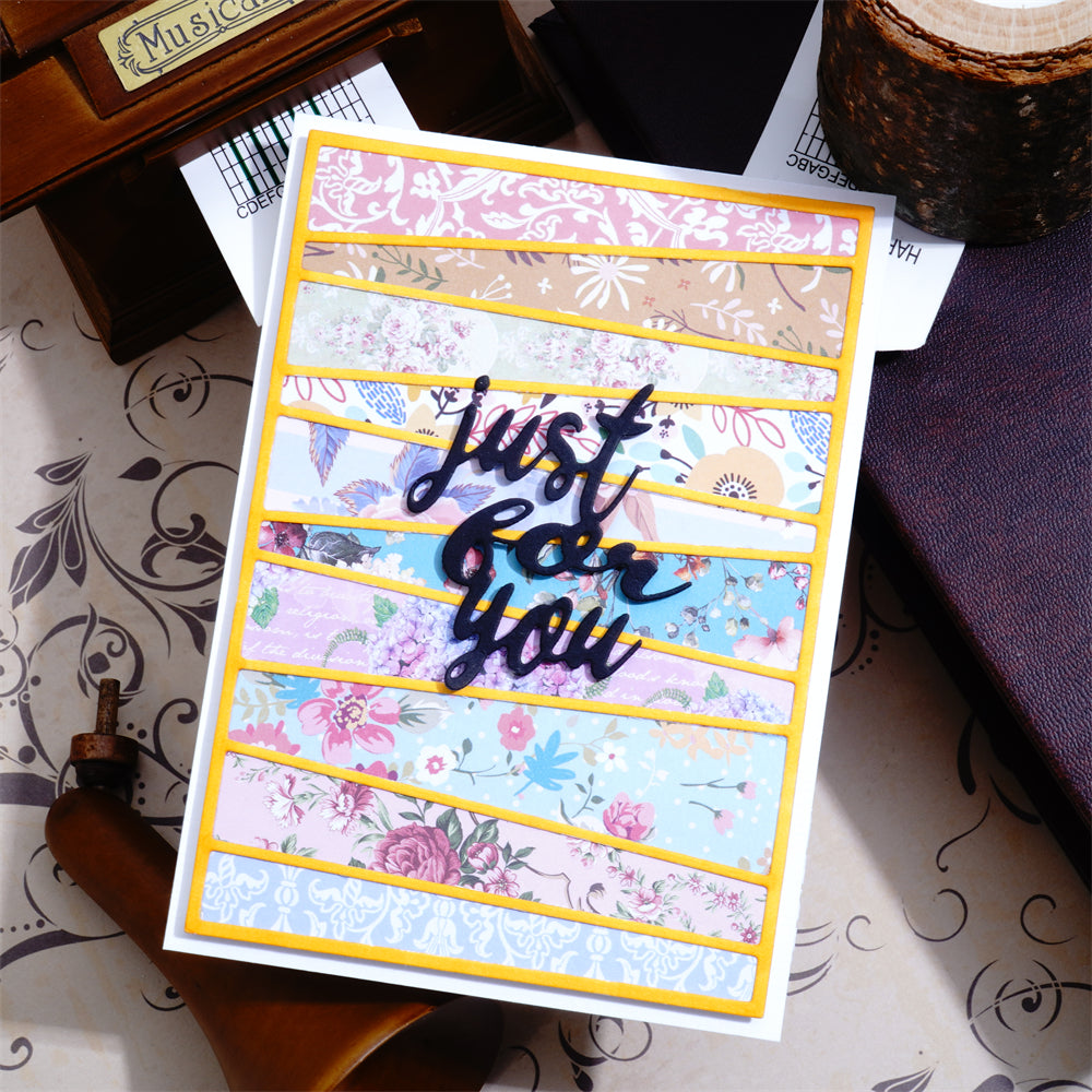 Lifescraft Irregular Quadrilateral Background Board Metal Cutting Dies