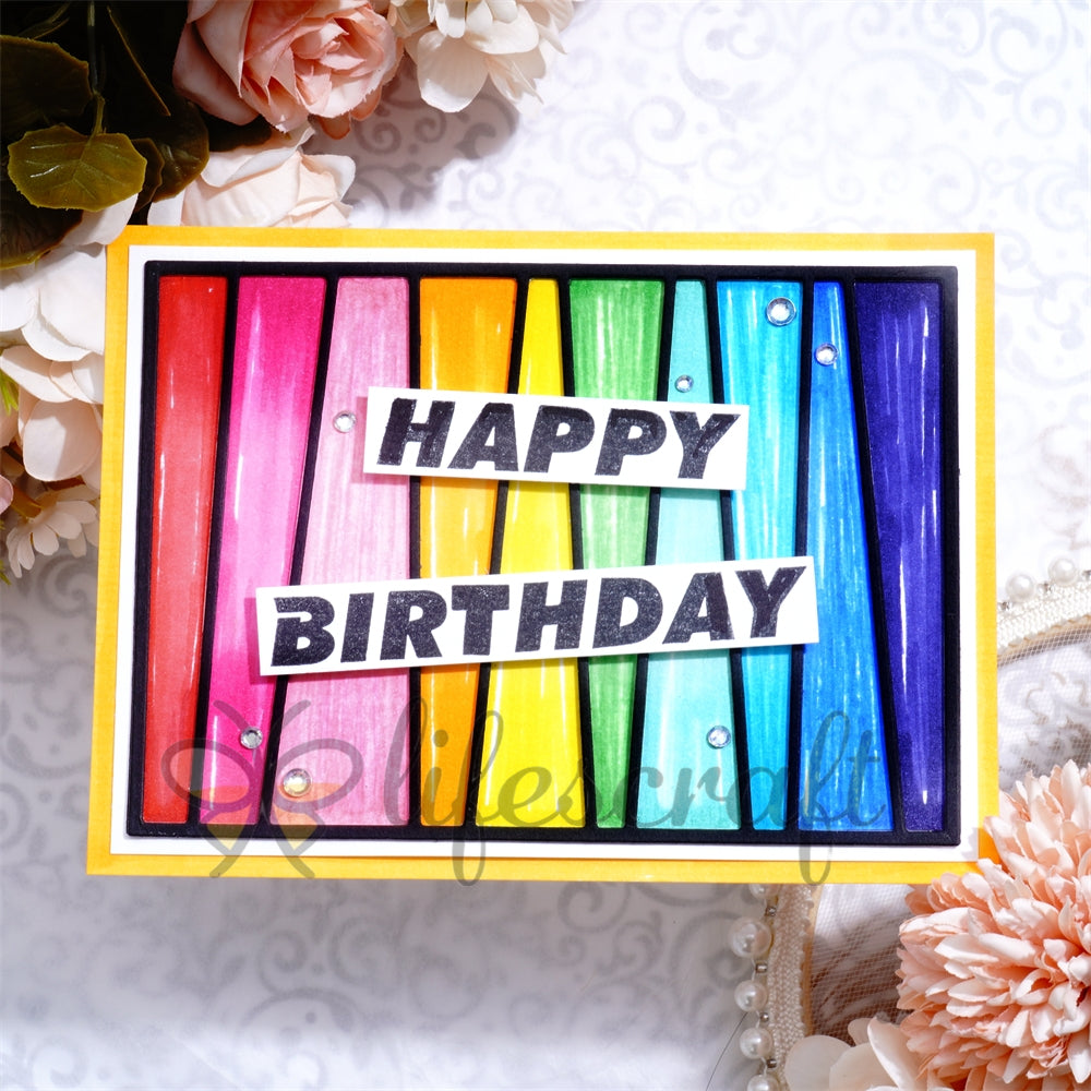 Lifescraft Irregular Quadrilateral Background Board Metal Cutting Dies