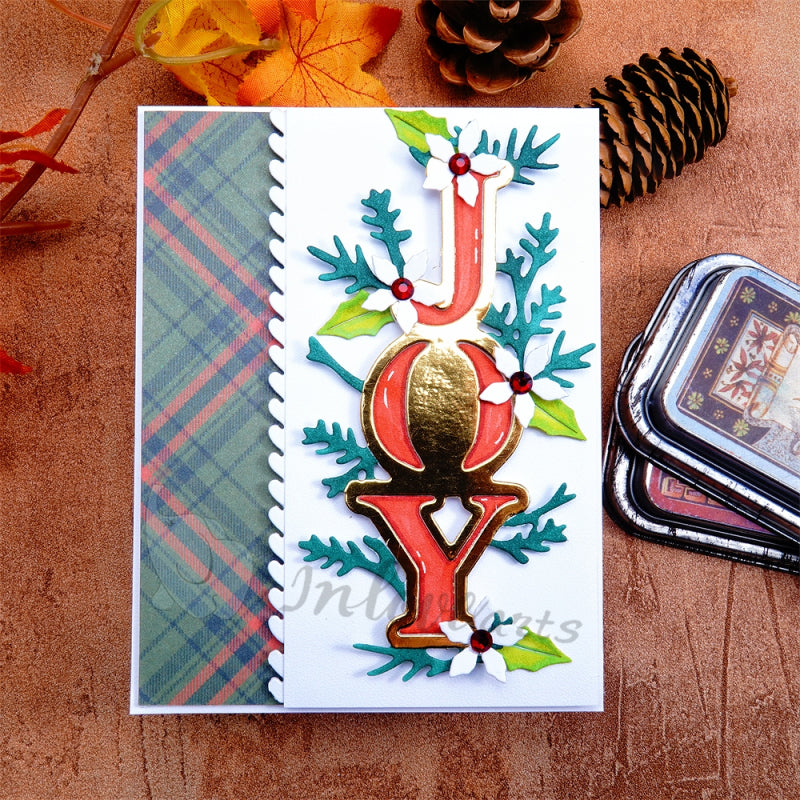 Lifescraft "Joy" Word with Snowflake Cutting Dies