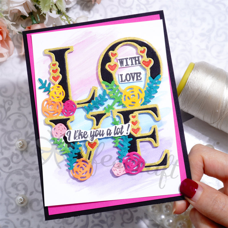 Lifescraft Love Word Metal Cutting Dies