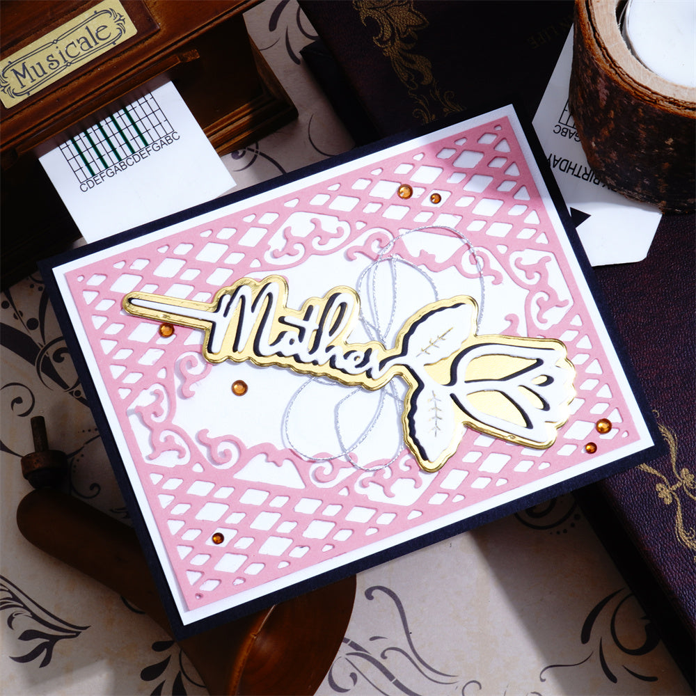 Lifescraft Mother Word and Tulip Metal Cutting Dies