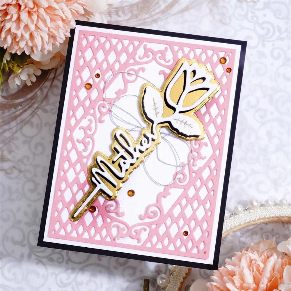 Lifescraft Mother Word and Tulip Metal Cutting Dies