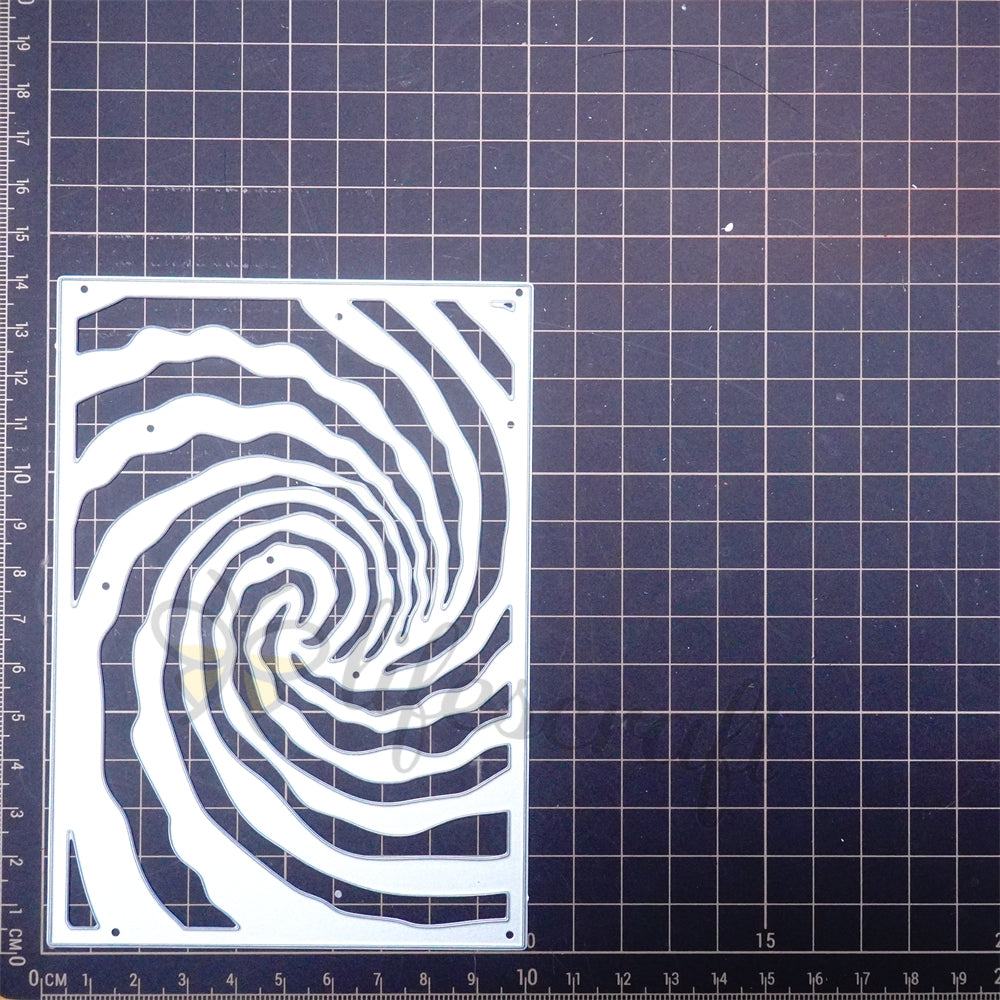 Lifescraft Sea Wave Ripple Background Board Metal Cutting Dies