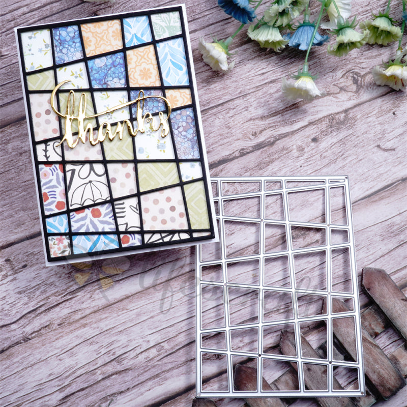 Lifescraft Thank Word and Background Board Cutting Dies