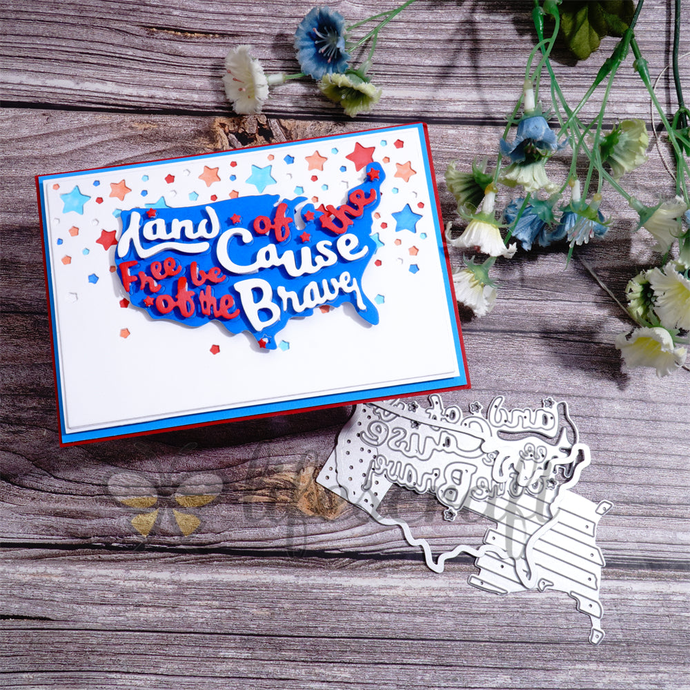 Lifescraft United States Map Metal Cutting Dies