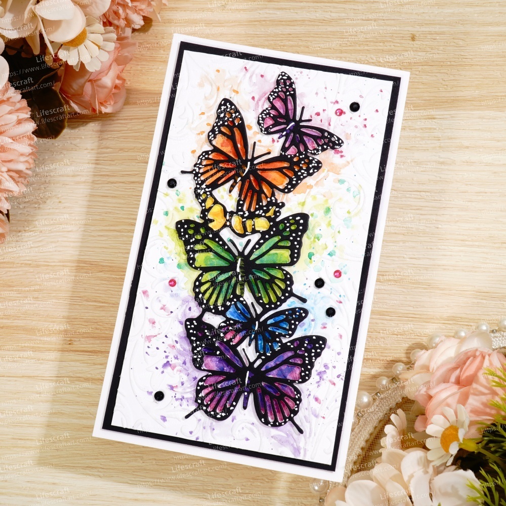 Lifescraft Spring Butterflies Metal Cutting Dies