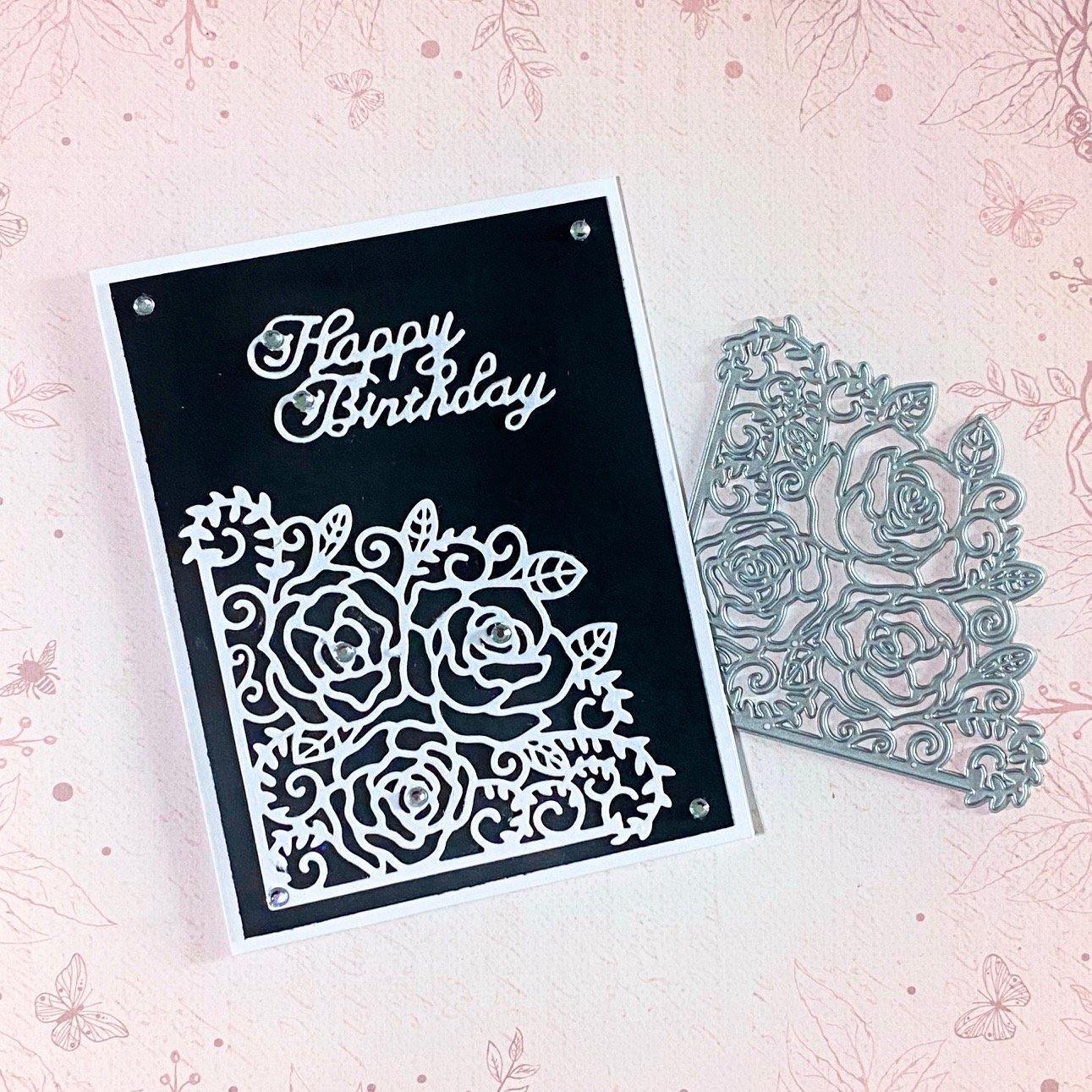 Rose Corner Dies - Inlovearts