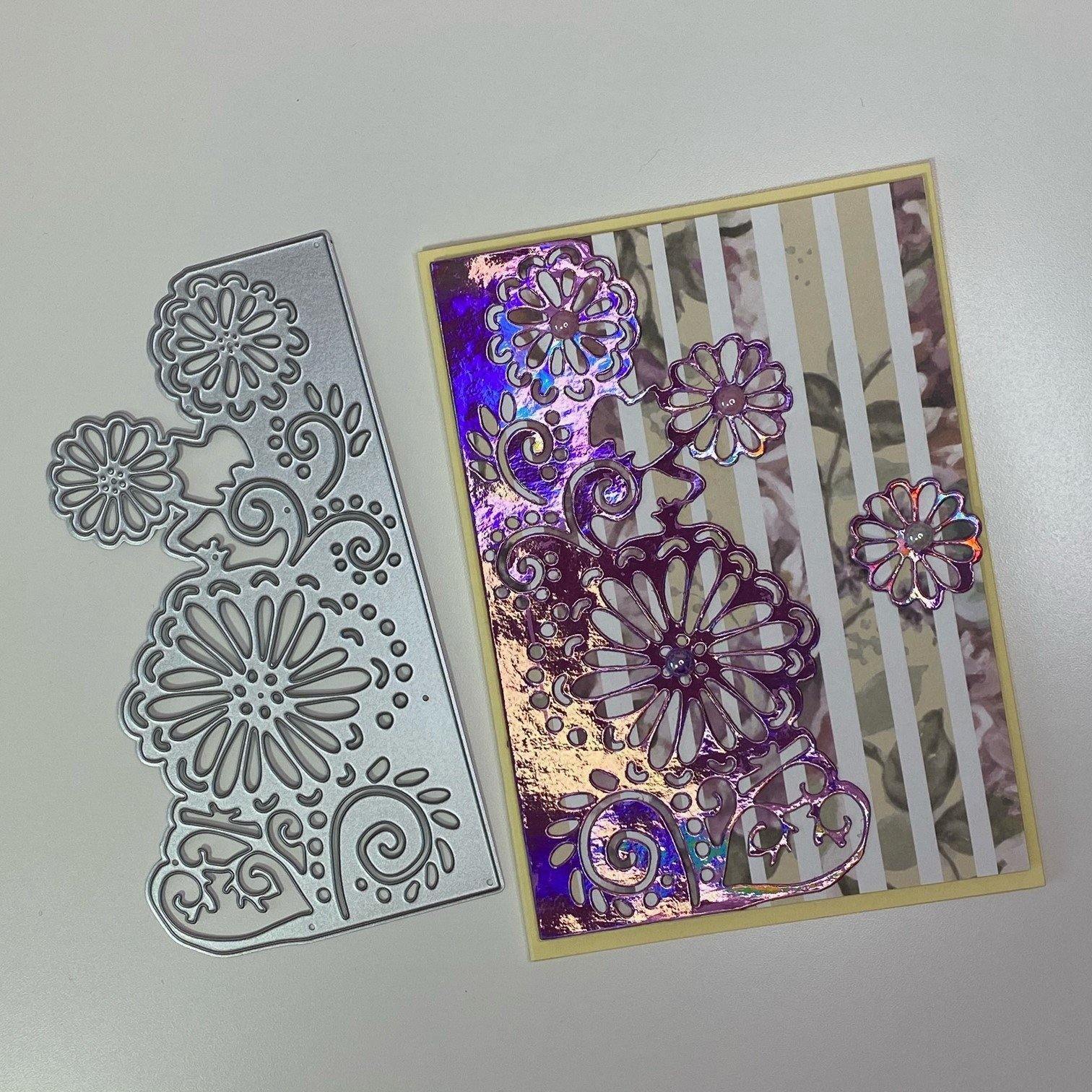 Floral Side Frame Dies - Inlovearts