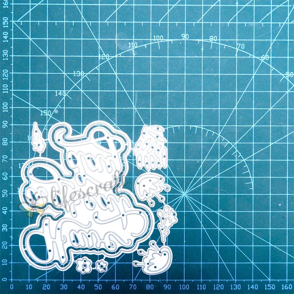 Lifescraft Have a Great Day Background Board Metal Cutting Dies