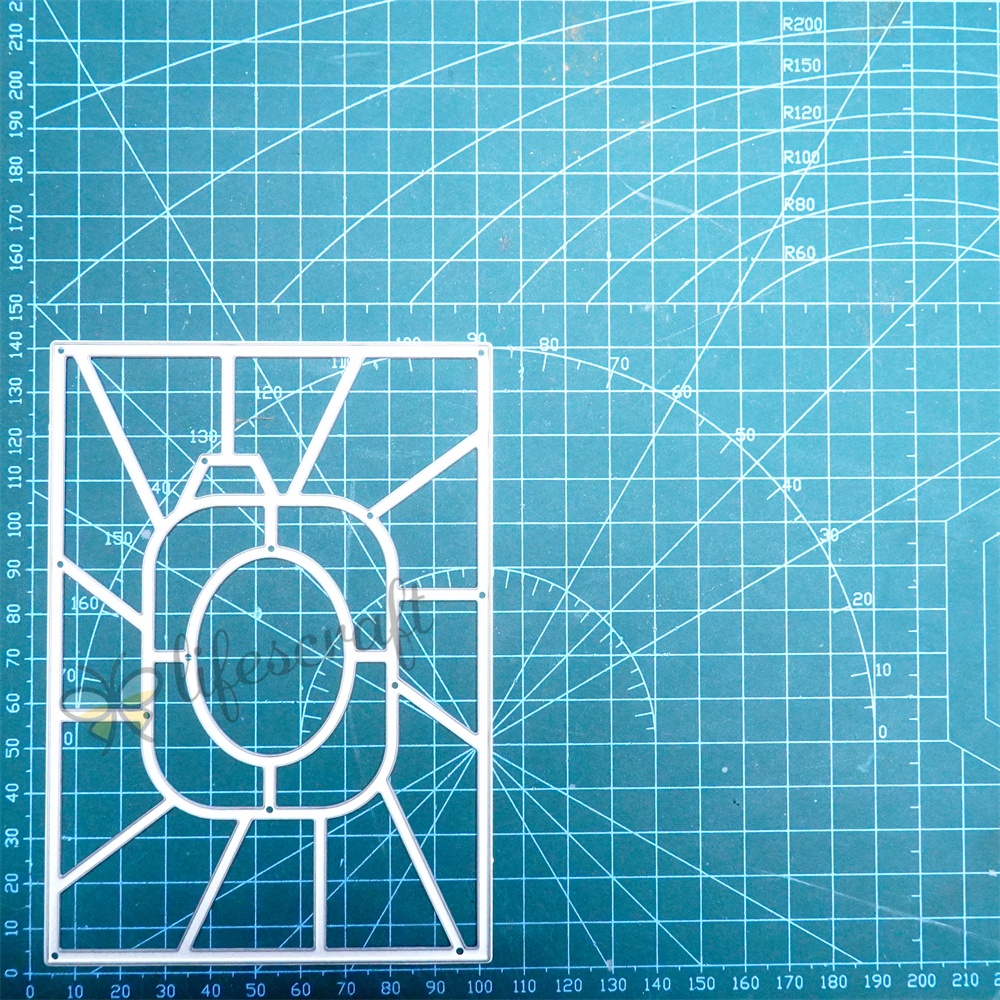 Lifescraft Christmas Background Board Metal Cutting Dies