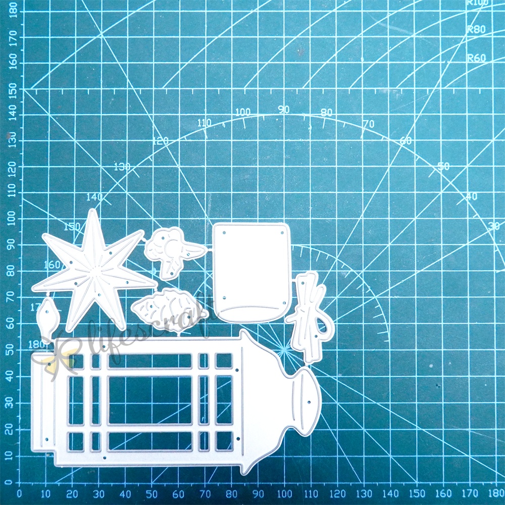 Lifescraft Candle Hand Basket Metal Cutting Dies