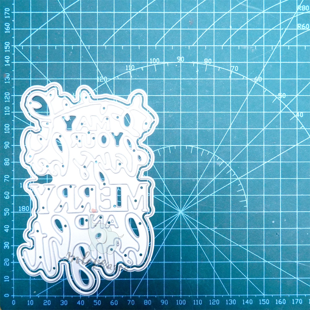 Lifescraft May Your Days Be Merry and Bright Metal Cutting Dies