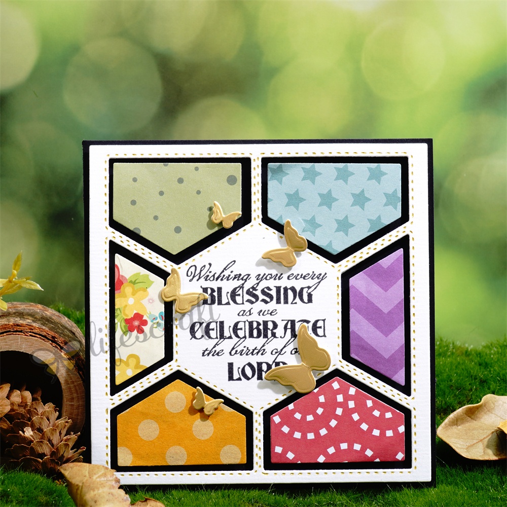 Lifescraft Album Background Frame Cutting Dies