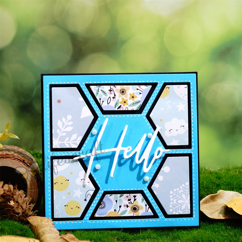 Lifescraft Album Background Frame Cutting Dies