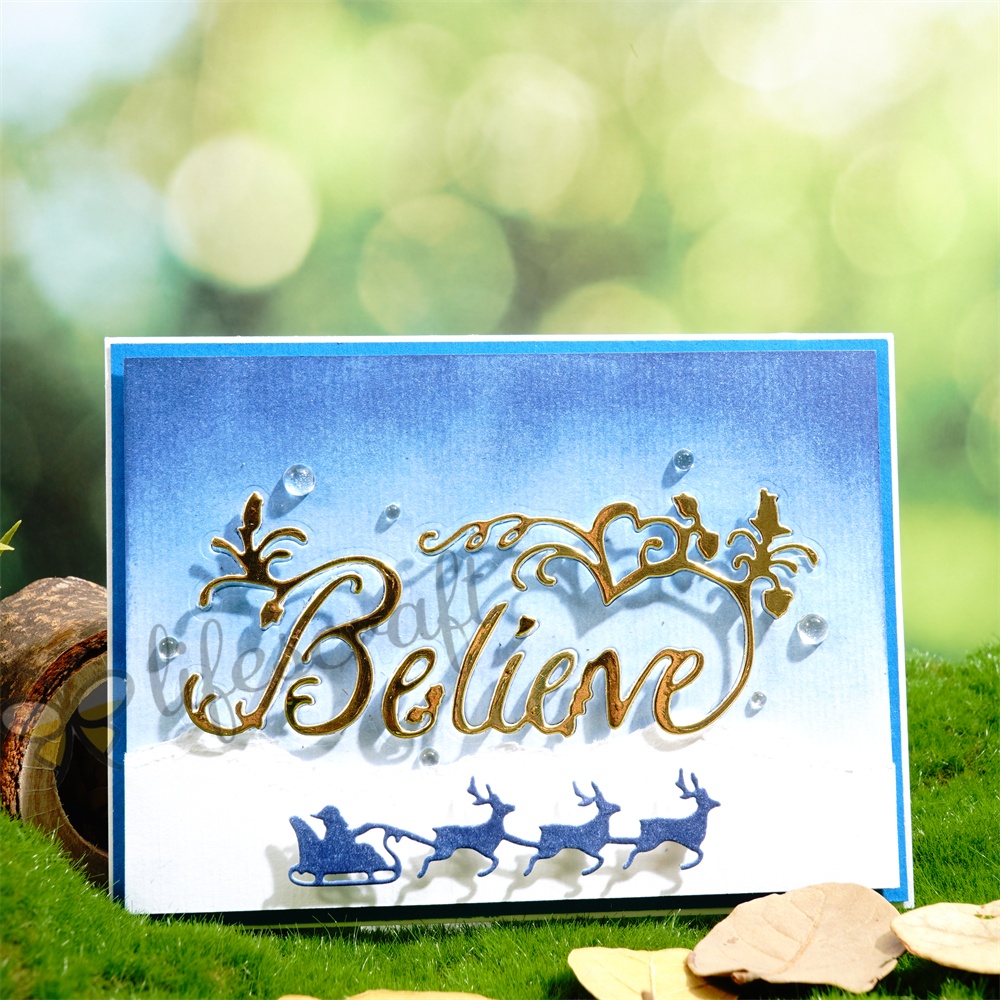 Lifescraft Believe Background Board Metal Cutting Dies