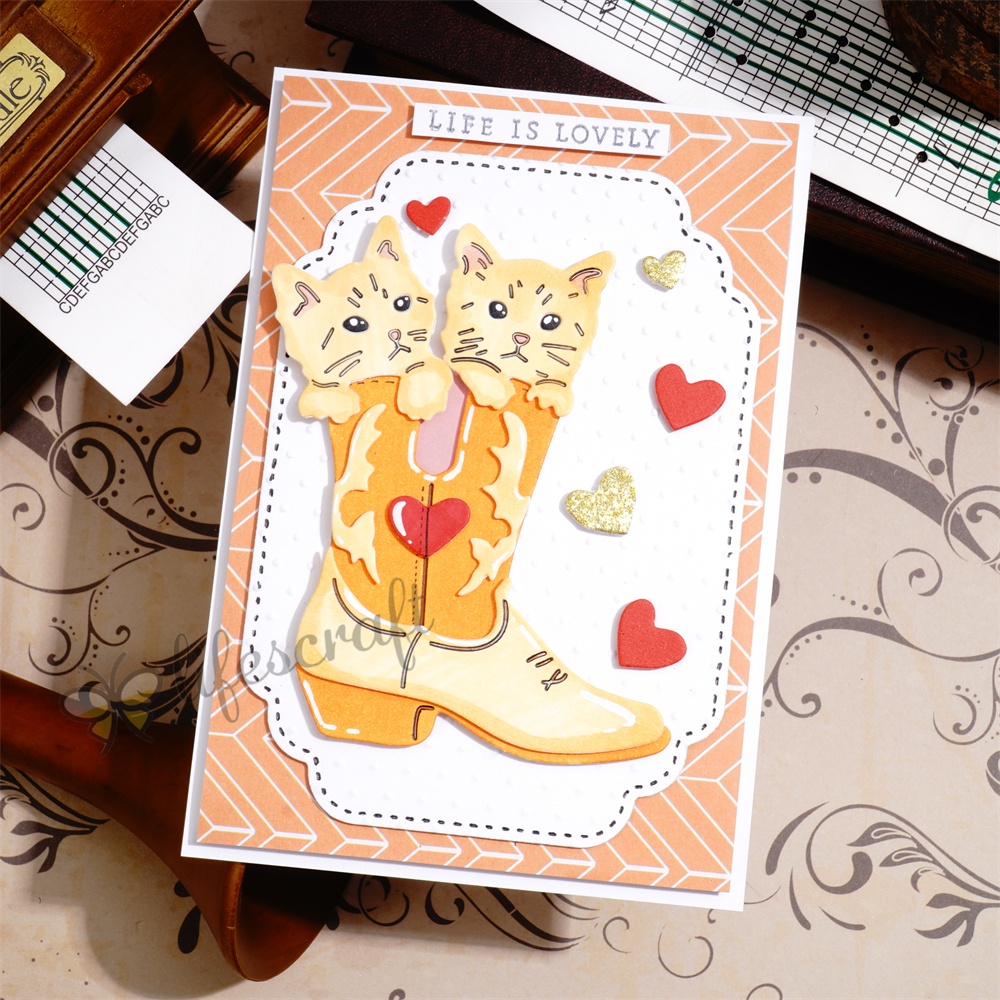 Lifescraft Cat in the Shoe Metal Cutting Dies