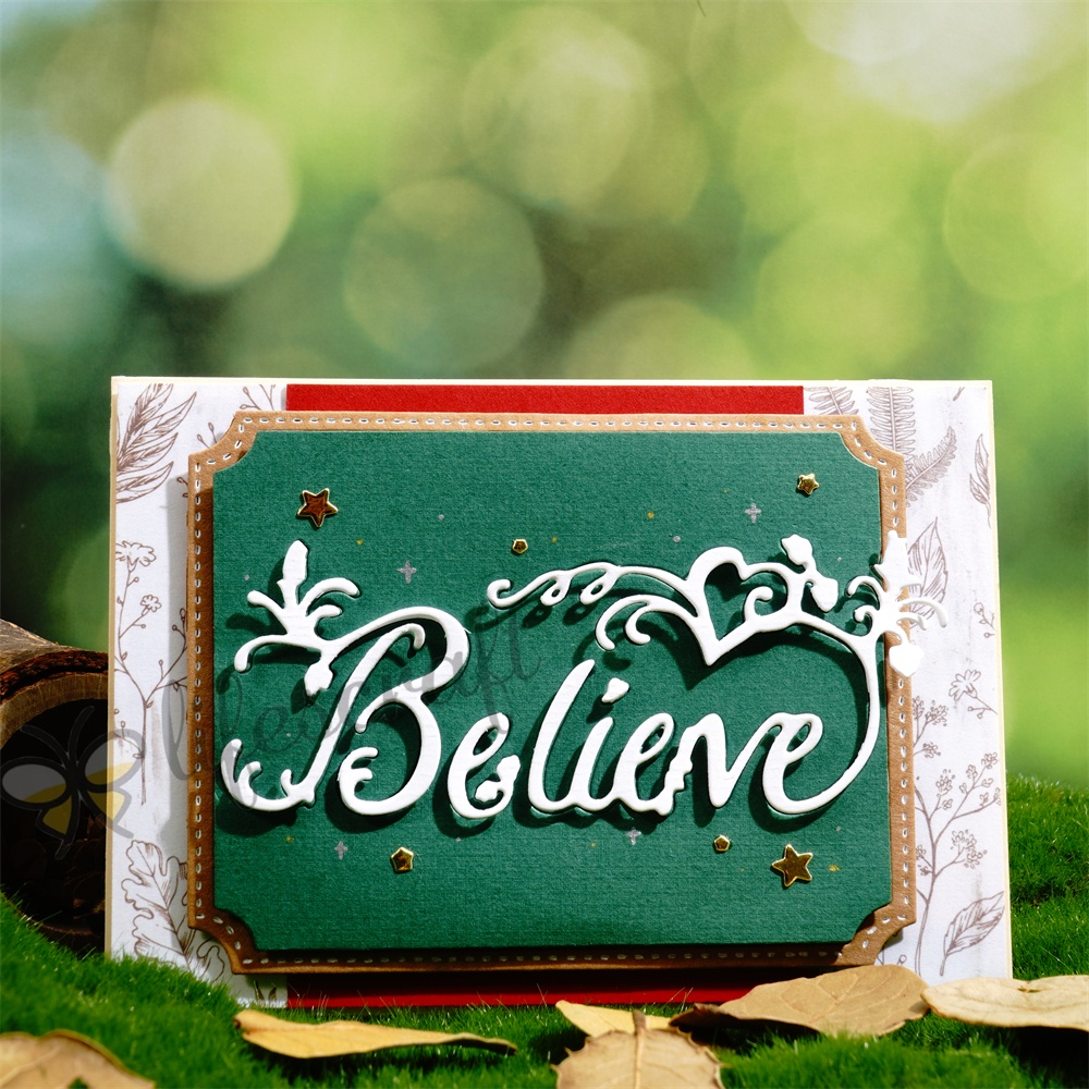 Lifescraft Believe Background Board Metal Cutting Dies