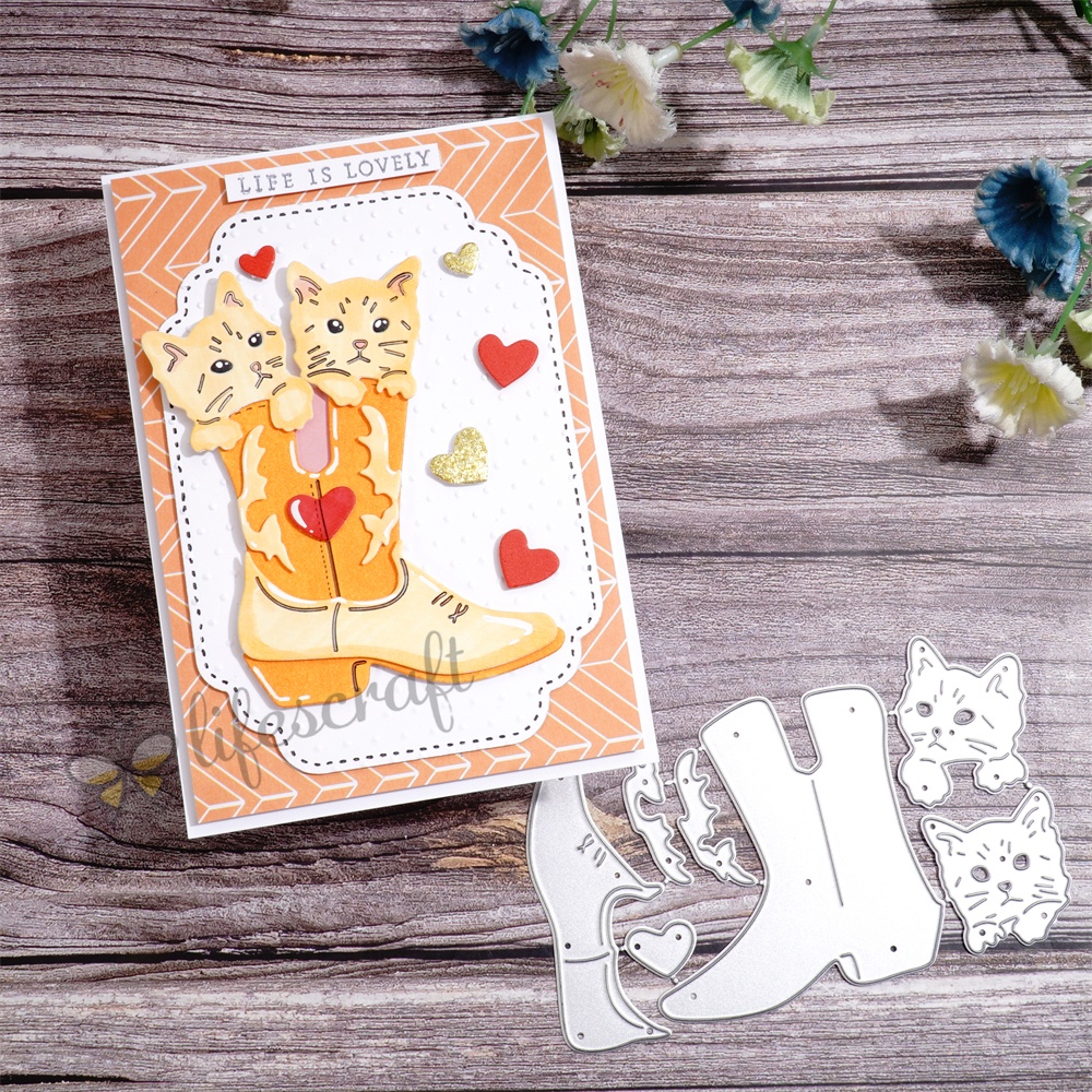 Lifescraft Cat in the Shoe Metal Cutting Dies