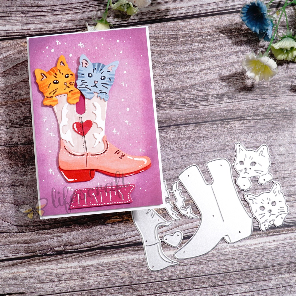 Lifescraft Cat in the Shoe Metal Cutting Dies