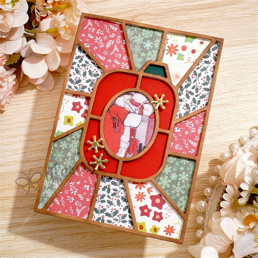 Lifescraft Christmas Background Board Metal Cutting Dies