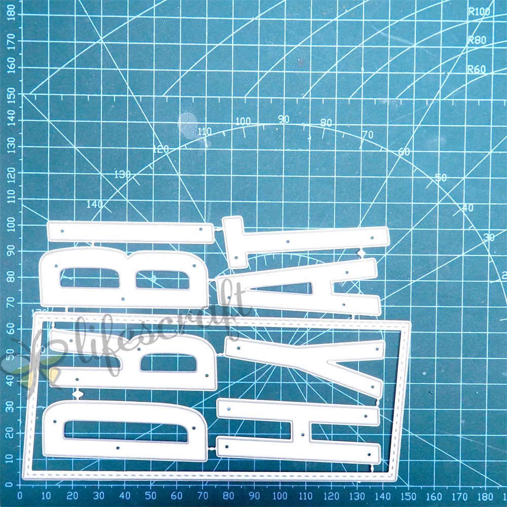 Lifescraft Pink Happy Birthday Metal Cutting Dies