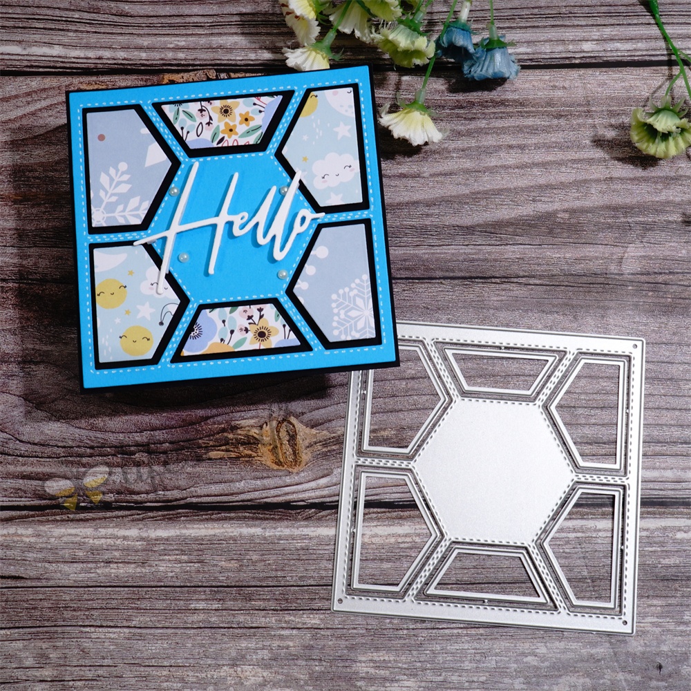 Lifescraft Album Background Frame Cutting Dies