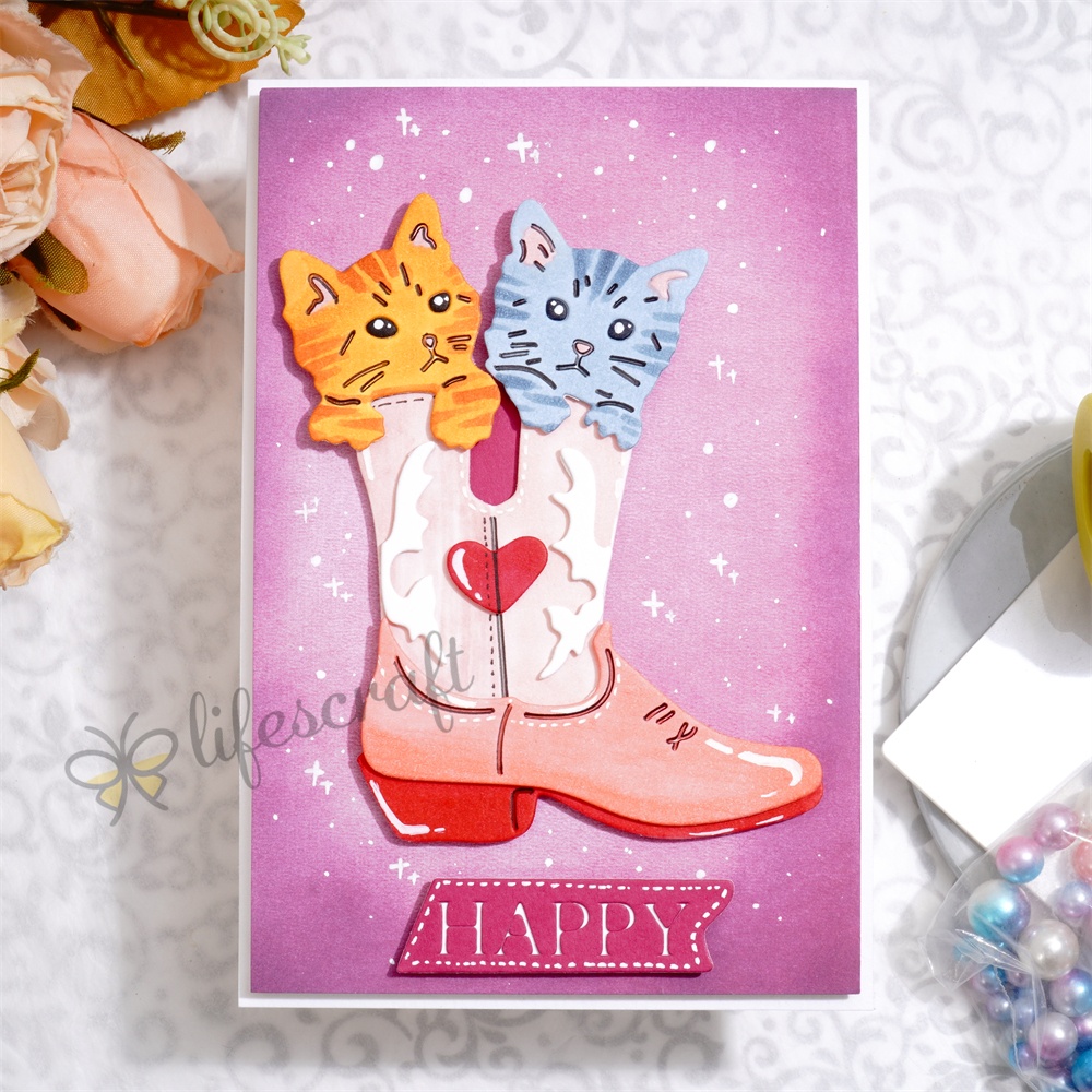 Lifescraft Cat in the Shoe Metal Cutting Dies