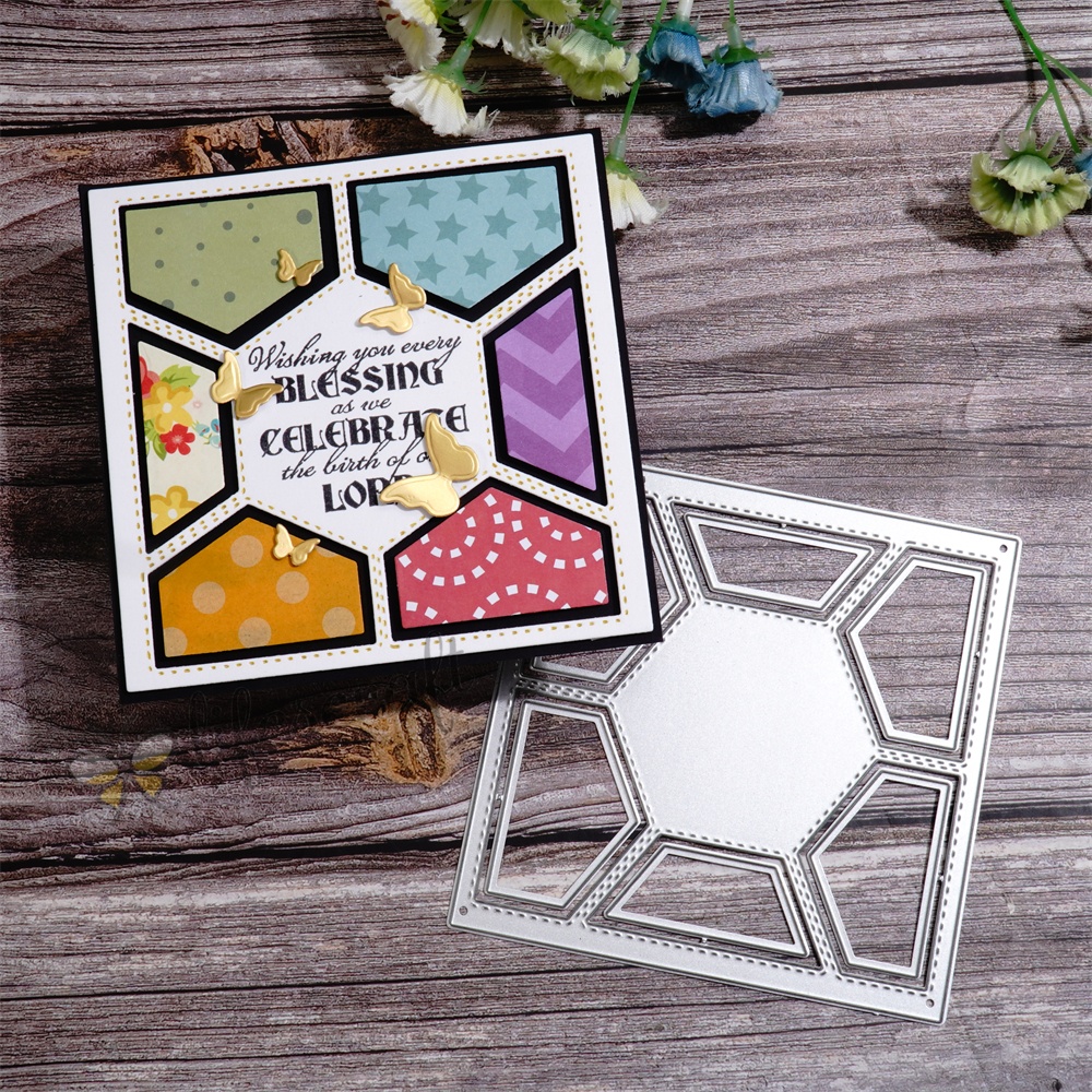 Lifescraft Album Background Frame Cutting Dies