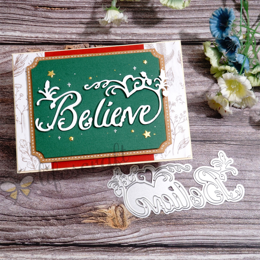 Lifescraft Believe Background Board Metal Cutting Dies