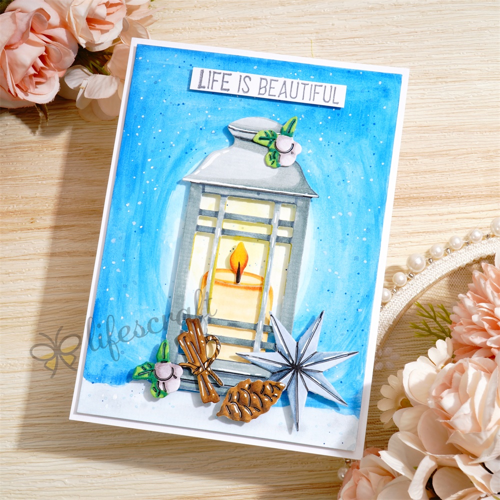 Lifescraft Candle Hand Basket Metal Cutting Dies