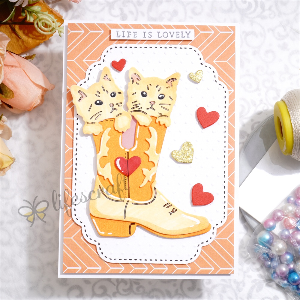 Lifescraft Cat in the Shoe Metal Cutting Dies