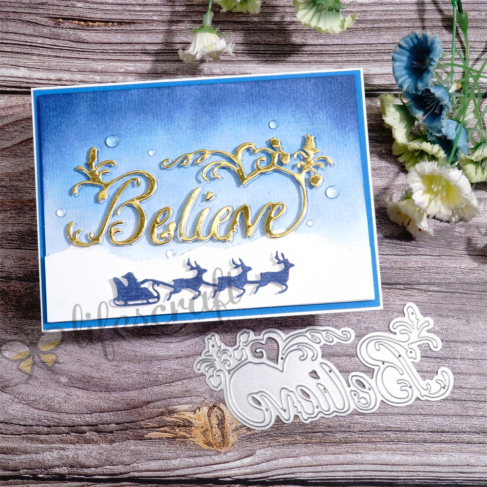 Lifescraft Believe Background Board Metal Cutting Dies