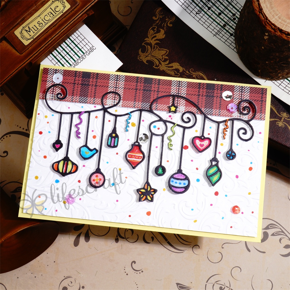 Lifescraft Colorful Pendant Decoration Metal Cutting Dies