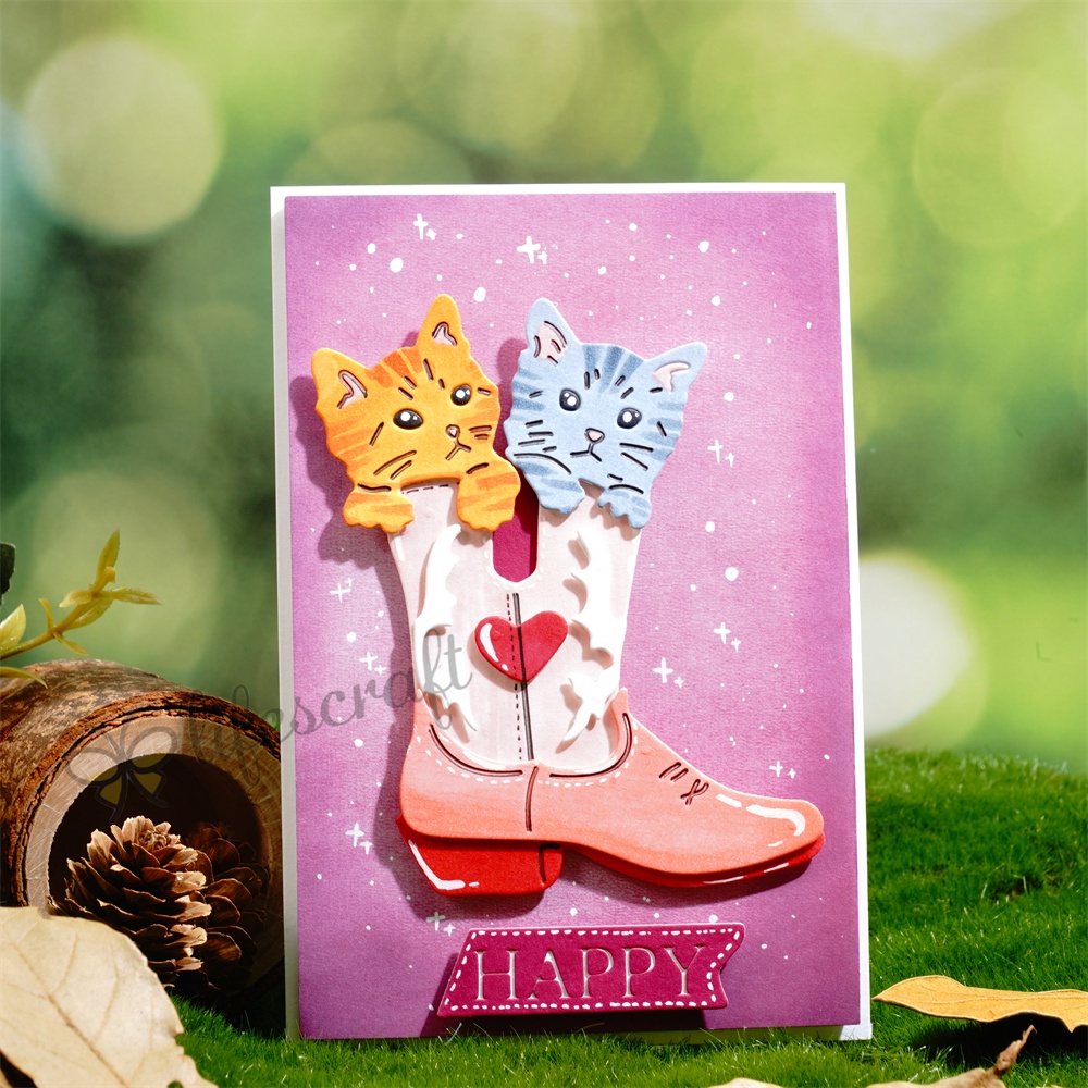 Lifescraft Cat in the Shoe Metal Cutting Dies