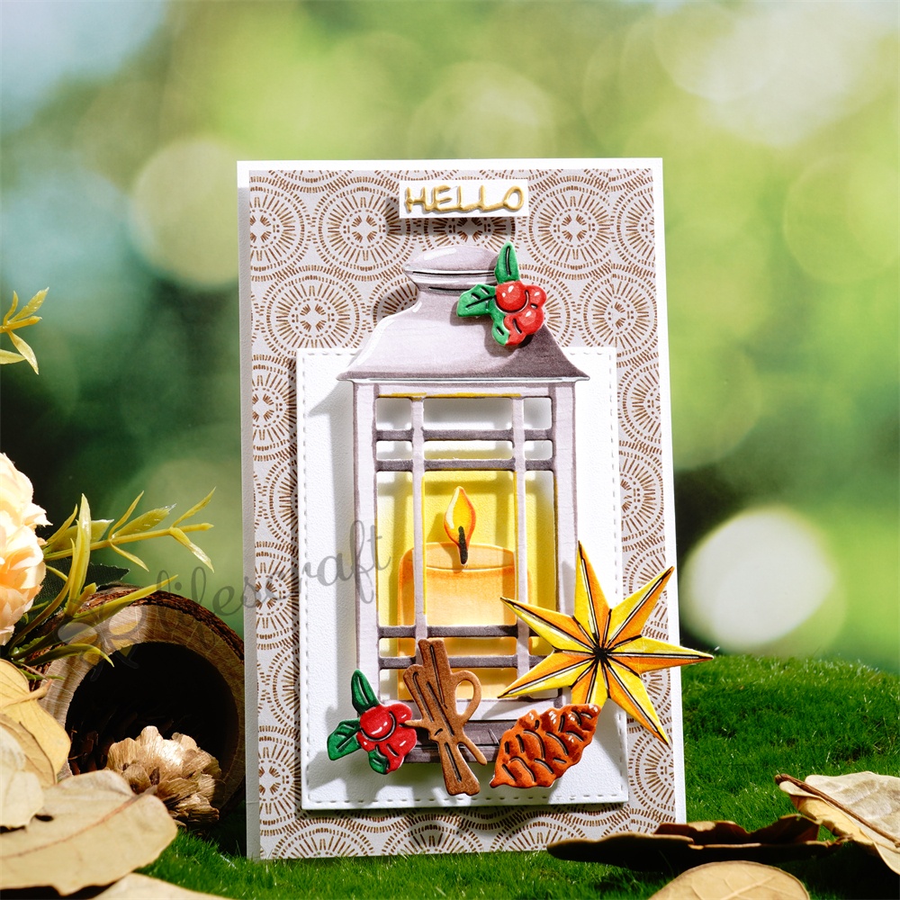 Lifescraft Candle Hand Basket Metal Cutting Dies