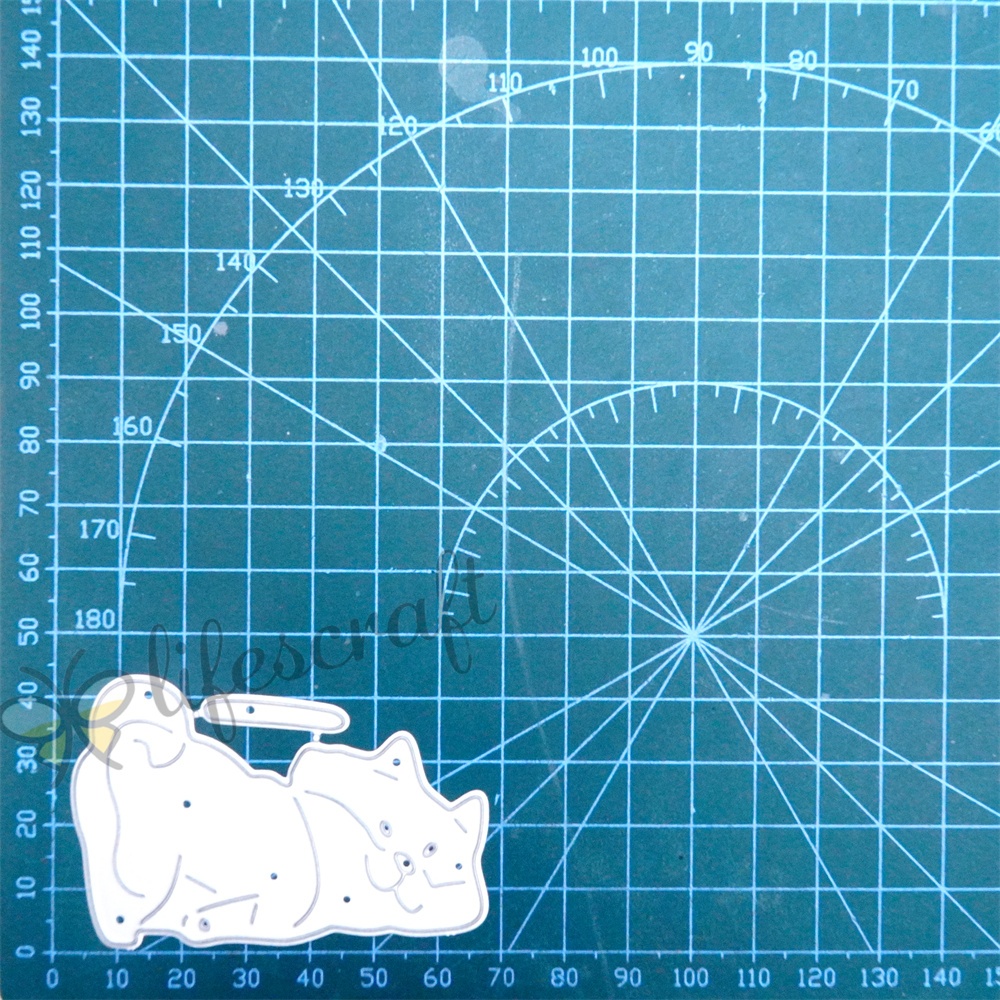 Lifescraft Happy Puppy Says "Hi" Metal Cutting Dies