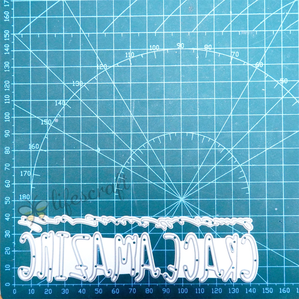 Lifescraft Amazing Grace Background Board Metal Cutting Dies