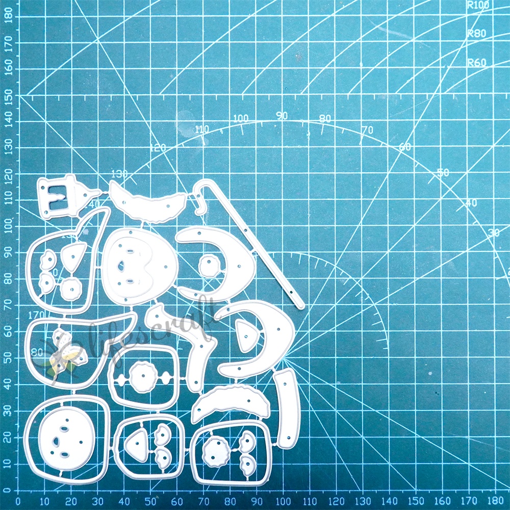 Lifescraft Three Penguins Dancing to Music Metal Cutting Dies