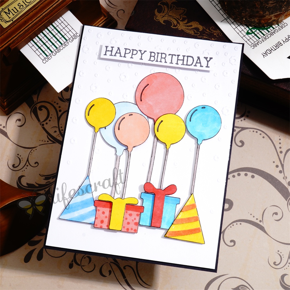 Lifescraft Balloon Gift Box Metal Cutting Dies