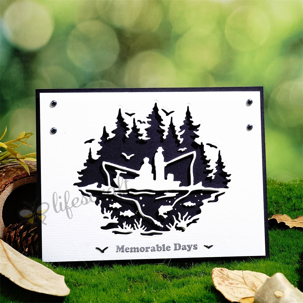 Lifescraft Friends Enjoy the Fishing Time Metal Cutting Dies