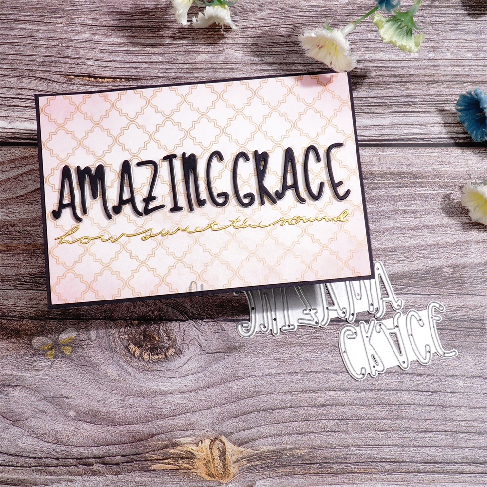Lifescraft Amazing Grace Background Board Metal Cutting Dies
