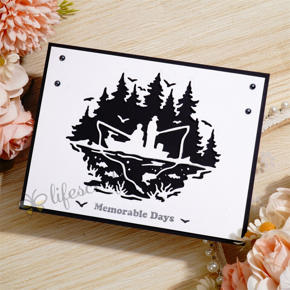 Lifescraft Friends Enjoy the Fishing Time Metal Cutting Dies