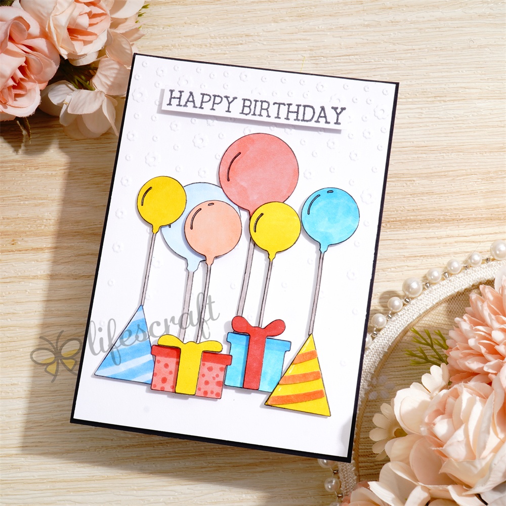 Lifescraft Balloon Gift Box Metal Cutting Dies