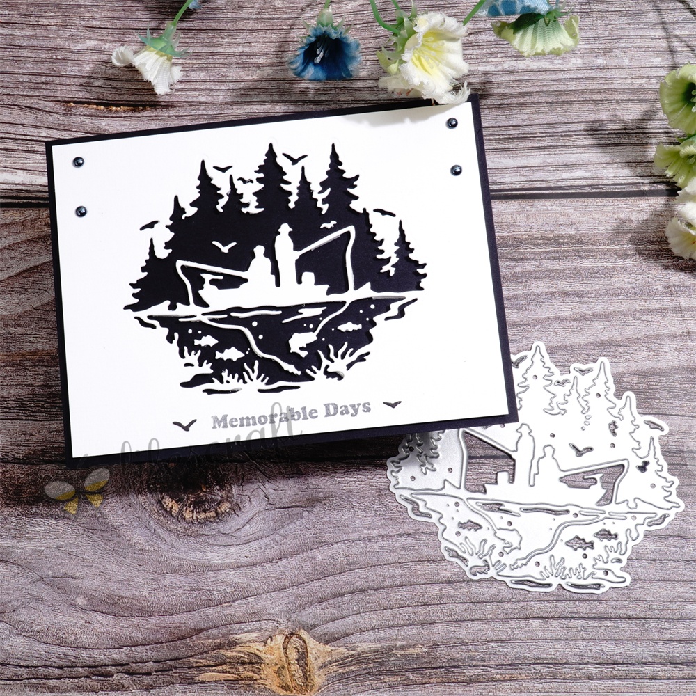 Lifescraft Friends Enjoy the Fishing Time Metal Cutting Dies