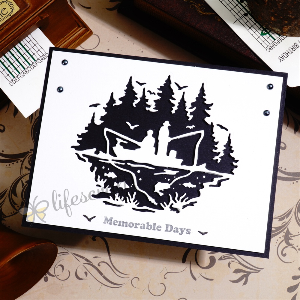 Lifescraft Friends Enjoy the Fishing Time Metal Cutting Dies