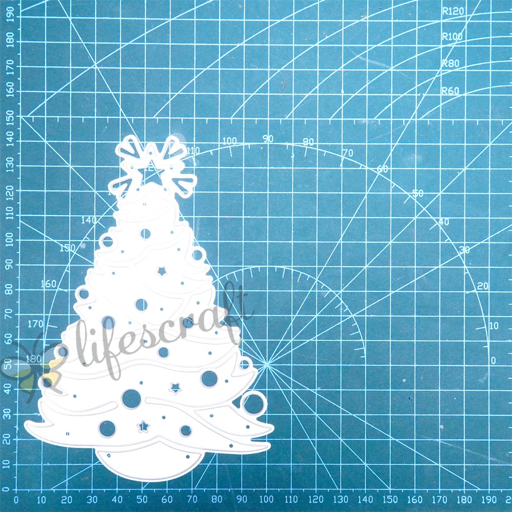 Lifescraft Decorated the Christmas Tree Metal Cutting Dies