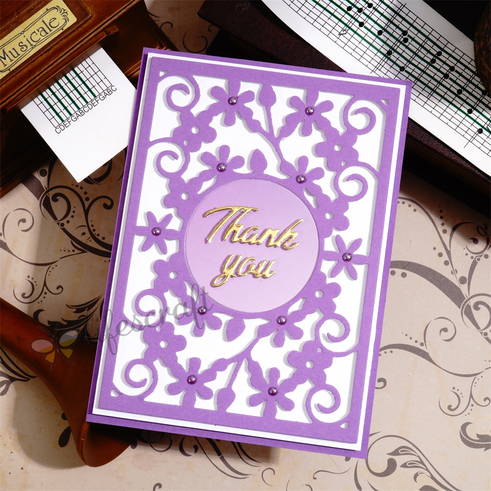 Lifescraft Christmas Snowflake Mirror Background Board Metal Cutting Dies