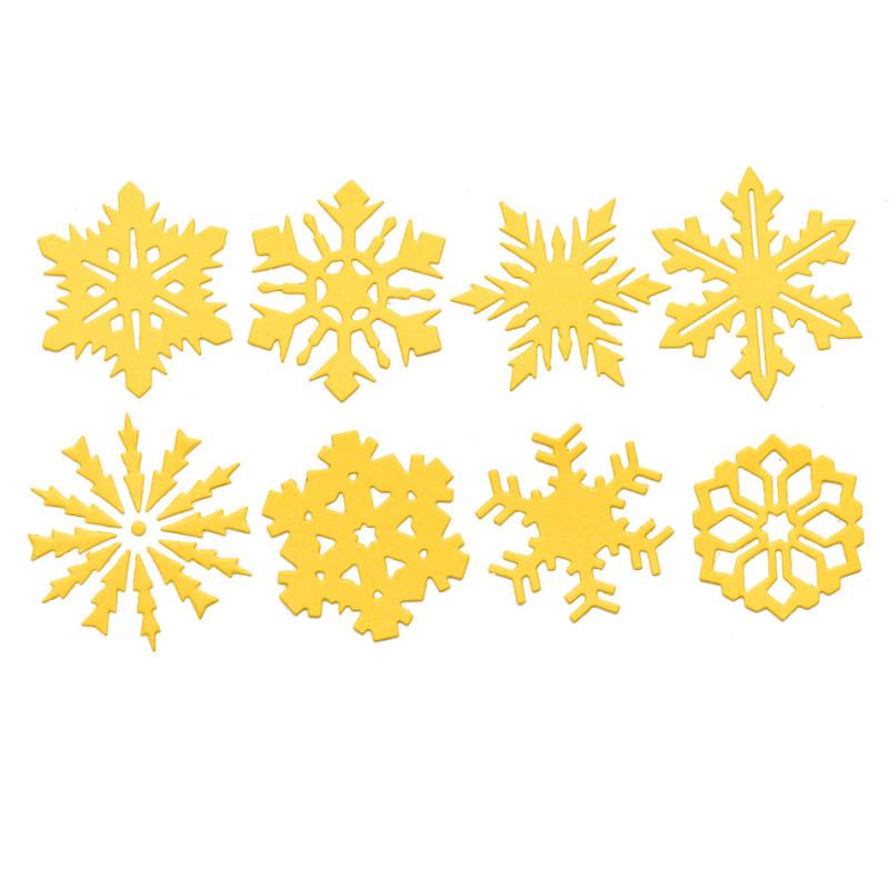 Lifescraft 8 Pcs Snowflake Set Metal Cutting Dies - lifescraft