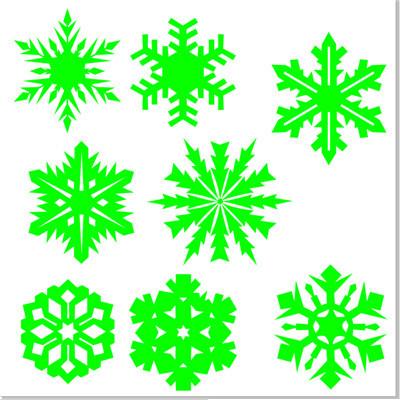 Lifescraft 8 Pcs Snowflake Set Metal Cutting Dies - lifescraft