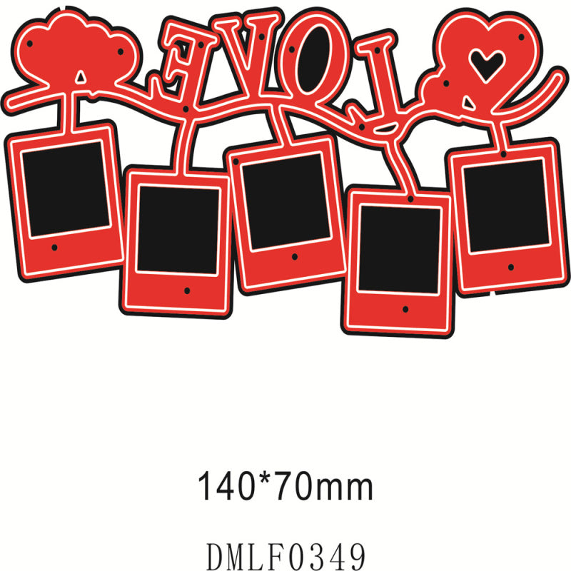 Lifescraft Creative "LOVE" Photo Wall Decor Dies